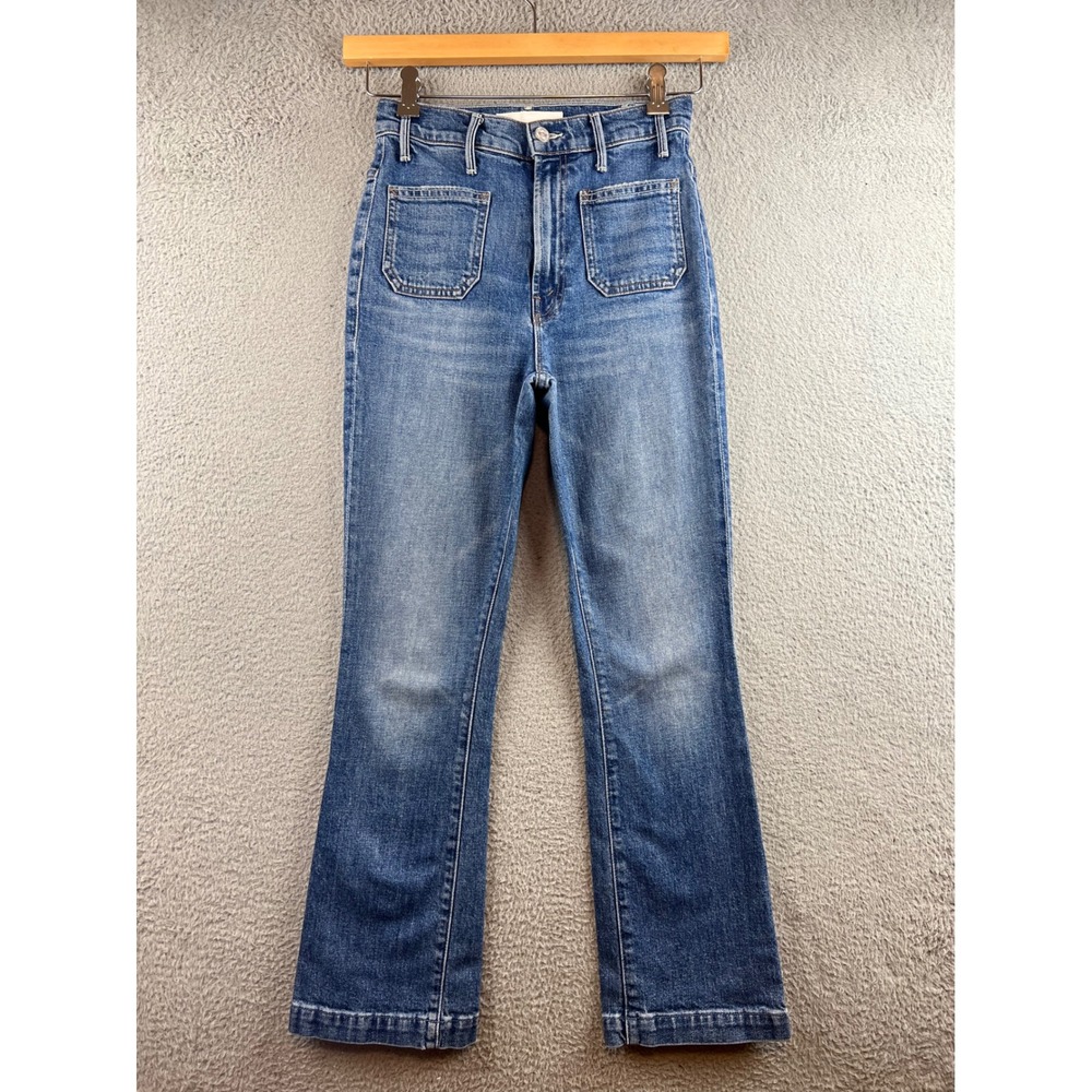 High-Rise Wide Leg Jeans in Medium Blue